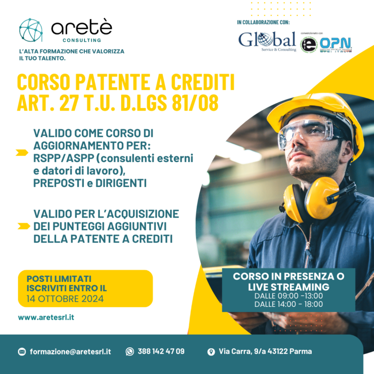 Corso Patente a Crediti